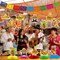 Fiesta Party Decorations Set – Plastic Papel Picado Banner, Hanging Swirls & Honeycomb Centerpieces – Cinco de Mayo Mexican Theme Party Supplies for Taco Party, Birthday & Day of the Dead Decor – Perfect for Mother's Day Card Making Displays